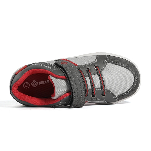 [LilLegends TimberTot] Kids Lightweight Fashion Sneakers - GREY RED - 3